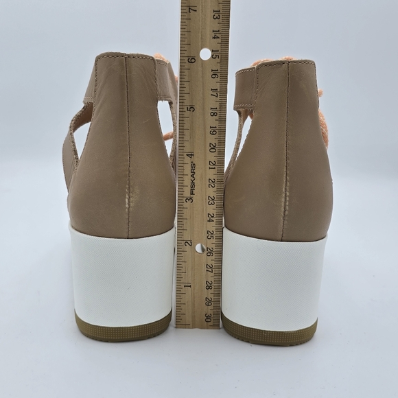 NWOT Sorel Cameron Platform Lace Sandals, Honest Beige, Women's 7 - Picture 5 of 12